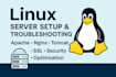 configure and fix linux servers, apache, nginx, and tomcat