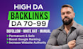 build high da SEO dofollow backlinks to boost your google ranking potential