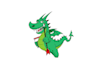 design premium high resolution dragon tails logo