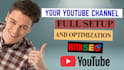 create and setup your youtube channel with SEO