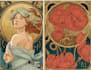 create illustrations in art nouveau style