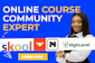 setup your online community on skool, elearning content development