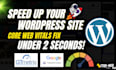 speed up your wordpress website and fix core web vitals issues