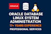 be your expert oracle database administrator with 17 years experience