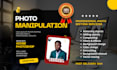 do photo manipulation and make any photos modifications for you
