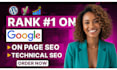on page SEO and technical onpage optimization