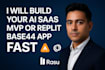 build your ai saas mvp or replit base44 app fast