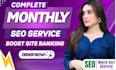 do google monthly SEO service and backlinks