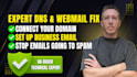 professionally fix dns, connect your domain, and set up your webmail