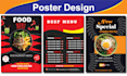 modern social media poster facebook and instagram design