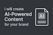 create ai powered content, blogs, captions and canva designs