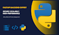 build a high performance backend in fastapi for your application