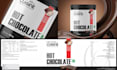design premium supplement and protein powder packaging