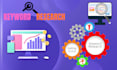 do keyword research and competitor analysis jobs
