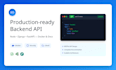 build a secure and scalable backend API in node, django or fastapi