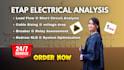 do power system analysis using etap software