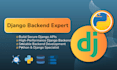 develop secure and scalable django backend apis