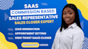 commission based saas sales closer high ticket sales and b2b lead generation