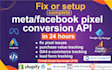 setup meta facebook pixel and fix capi server side tracking