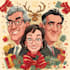 draw christmas cartoon caricature