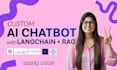 build a custom ai chatbot using genai, langchain and rag