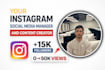 your instagram social media manager and content creator