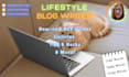 write engaging lifestyle articles and blog posts