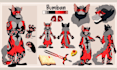 ref sheet furry ref sheet furry reference sheet anthro character furry ref sheet