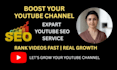 improve your youtube video ranking with targeted SEO