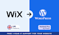 convert or clone your wix website to wordpress