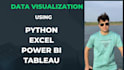 do data visualization using python, excel and power bi