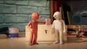 model charcater in clay, 3d clay, 3d animation, claymation, stop motion