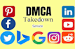 send dmca take down notice to remove all over the internet