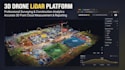 build a 3d drone lidar data visualization platform with measurement tools