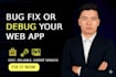 quickly fix frontend bugs, UI problems, and errors