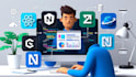 develop professional fullstack web development using react , next and node