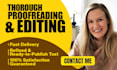 do book proofreading and thorough book editing to your satisfaction