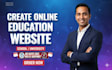 create online education website for school and university