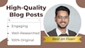 write SEO blog and articles that ranks