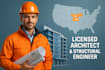 licensed architect, structural engineer, pe stamp in iowa, kansas