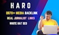 write high converting haro pitches for journalists