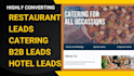 generate restaurant leads catering service leads b2b leads
