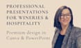 create professional wine and hospitality presentations