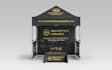 design premium canopy tents, roll up banner, tablecloth and event branding