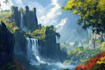 fantasy landscape art concept lost civilizations