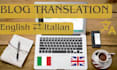 translate your blog or website from english