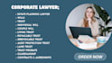 draft individual wills, couples will, trusts and estate plan documents