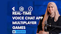build a real time voice chat app with multiplayer games in flutter and node js