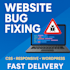 fix your website issues responsiveness, CSS, bug fixes