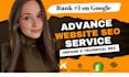 optimize squarespace, shopify, wordpress and wix websites SEO for google ranking